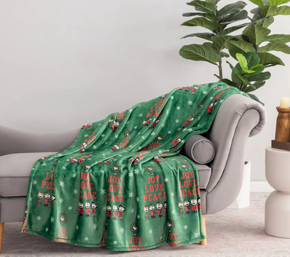 Peanuts Holiday Throw Blanket